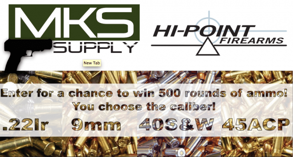 MKS Supply and HiPoint Ammo Giveaway