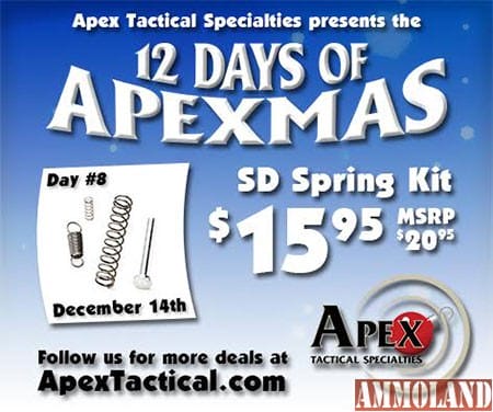 Five Days Of Deals Left In The 12 Days of Apexmas At ApexTactical.com