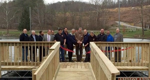 Union Sportsmen’s Alliance and West Virginia American Water Complete New Accessible Fishing Pier at Coonskin Park