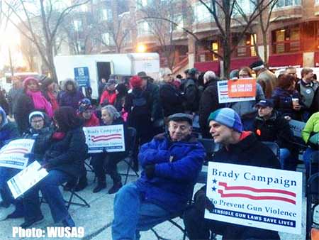 Gun Banners Rally End Gun Violence in Rockville, MD