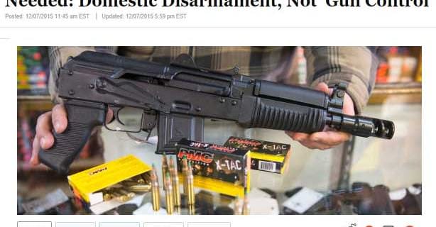 HuffPo Calls for Total Ban on Guns