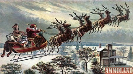 Santa Claus Sleigh and Reindeer