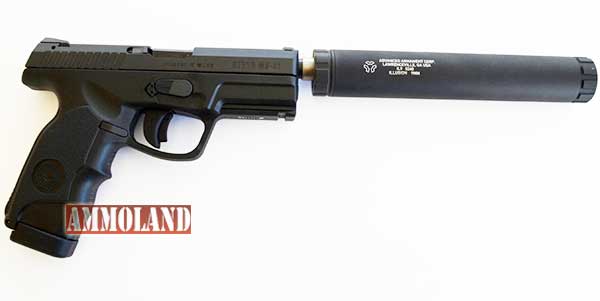 Steyr M9-A1 Pistol with AAC Illusion Silencer