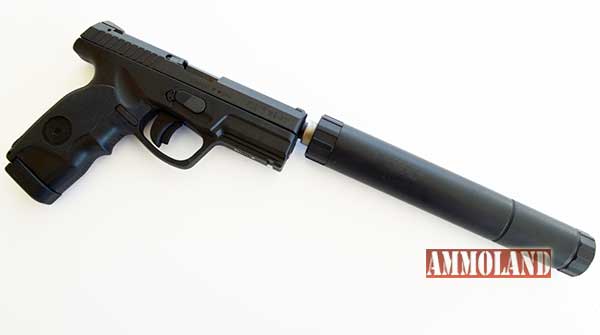 Steyr M9-A1 Pistol with AAC TiRant 45M Silencer