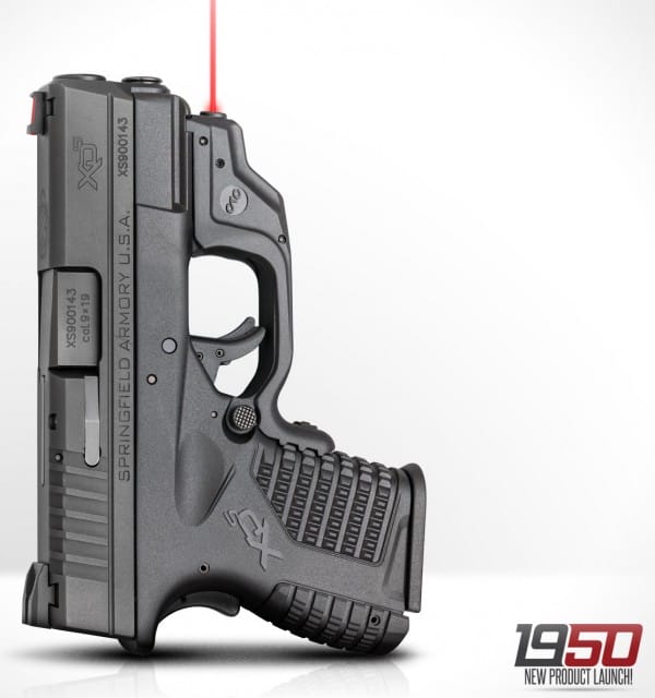 Springfield Armory New XD-S Pistol With Crimson Trace Laserguard