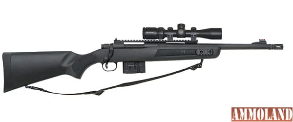 Mossberg MVP Scout Vortex-Scoped Combo with the Vortex Crossfire II Scout 2-7x32mm variable riflescope