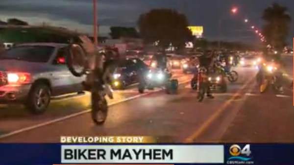 Lawbreaking Bikers Promote Anti-Second Amendment Message