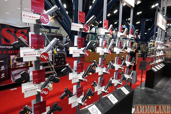 Crimson Trace booth at SHOT Show 2016