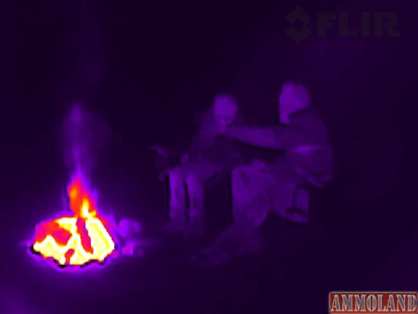 FLIR Scout TK thermal vision monocular: Campfire