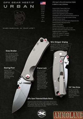 DPx Gear: DPx HEST/F Urban folding knife