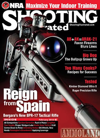 The February Issue of Shooting Illustrated Showcases the New BPR-17 Tactical Bolt-Action Rifle from Bergara—and Bullpups