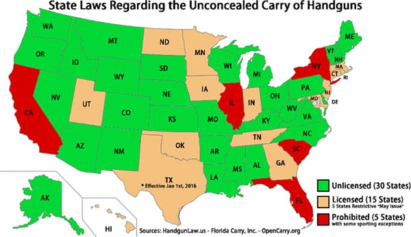 Florida's Current Open Carry Ban