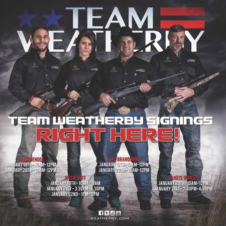 Team Weatherby to Appear at SHOT Show