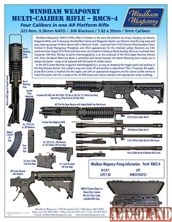 Windham Weaponry to Unveil AR Platform Rifle with 4 Caliber Options at 2016 SHOT Show