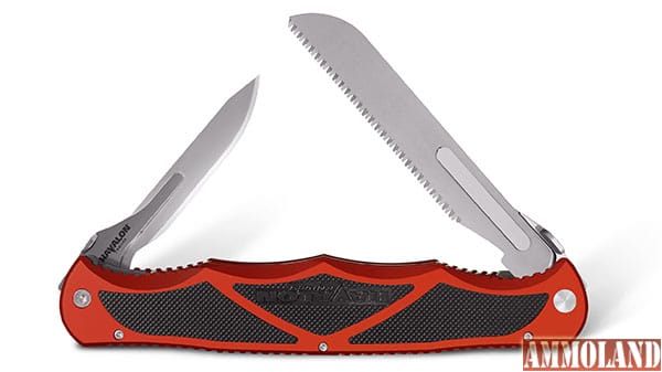 Havalon Hydra - red double-bladed hunting knife