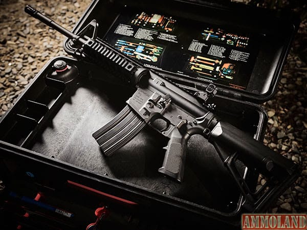 A few of the new products on display at SHOT Show 2016 are the CAR family of Caracal rifles