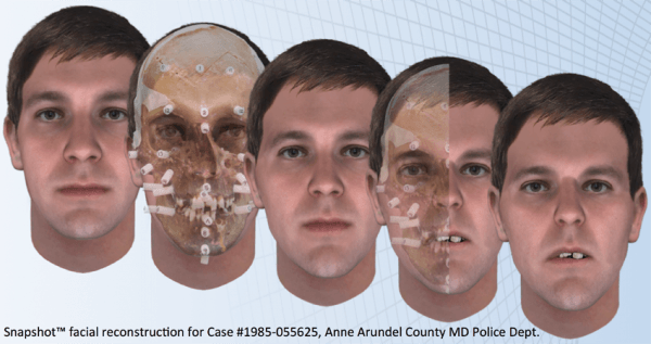 Snapshot Composite of Anne Arundel County Unidentified Person