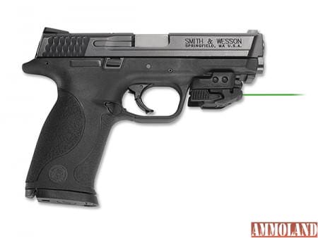 Crimson Trace green laser CMR-206 on S&W Shield