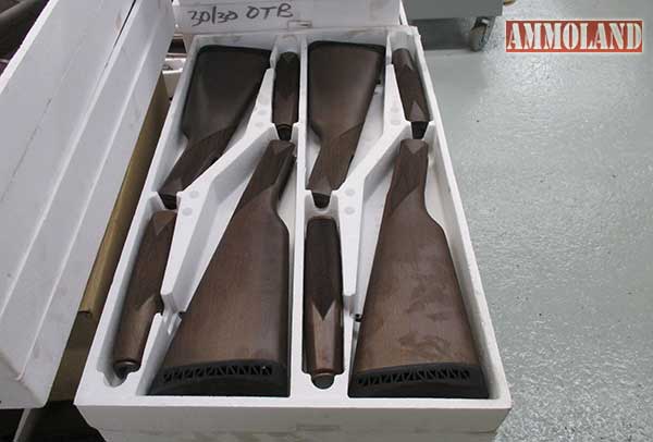 Gorgeous Henry rifle stocks waiting to be matched up with a new Henry rifle actions.