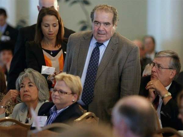 Justice Antonin Scalia in the Crowd