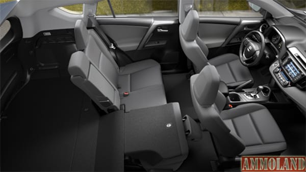 2016 Toyota RAV4's are surprisingly spacious inside for both front and rear passengers. Seats are well cushioned and ride well when doing those long-haul outdoor trips.