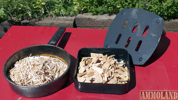 Smokehouse Products has a host of flavored woods in both chips (left) and chunks (right). All are 100% natural wood, and are great for smoking on both electric and propane smokers.