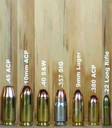 Ammuntion Calibers