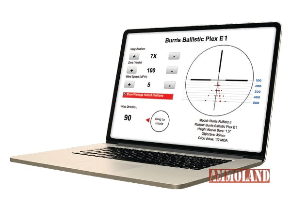 Burris Bullet Drop Chart