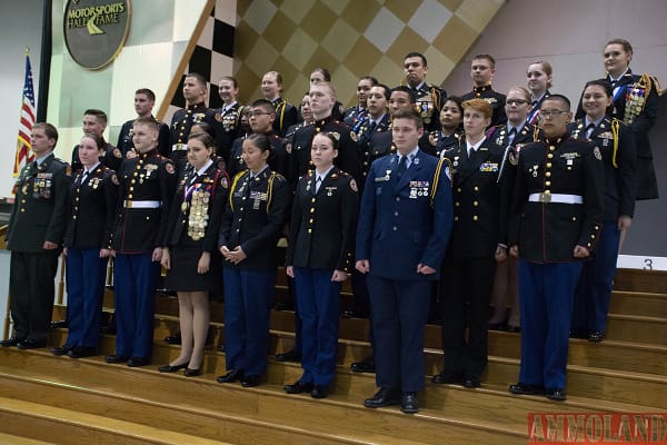 Over 30 air rifle competitors were awarded the Junior Distinguished Badge during the National Championship awards ceremony. Since 2001, 1027 young marksmen have been pinned.