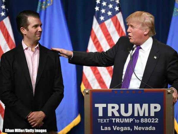 Donald Trump Jr and Donald Trump