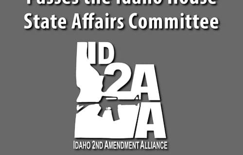 Permitless Carry (SB 1389) Passes the Idaho House State Affairs Committee