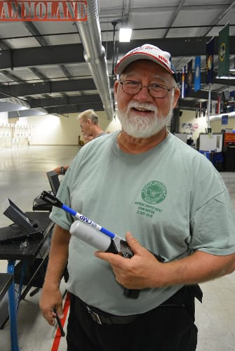 Mark Montgomery has become a regular at the air range during Open Public Nights. Mark has even brought his grandkids to the range so that they may learn something new and have fun while doing it.