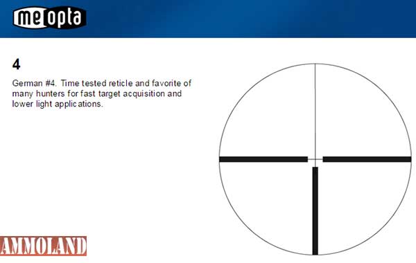 Meopta German #4 Reticle