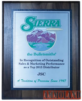 Jerry’s Sport Center Receives Top 2015 Distributor Award from Sierra