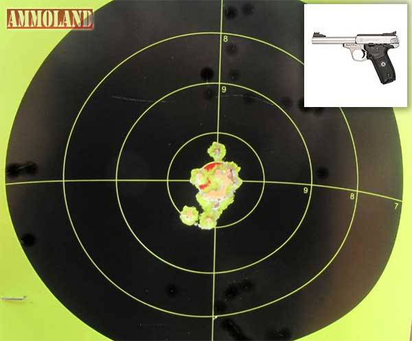 Smith & Wesson SW22 Victory Target Pistol 12 Yards 20 Hits