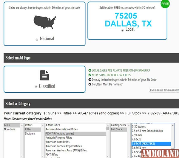 GunsAmerica - FREE LOCAL