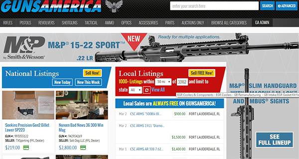 GunsAmerica - FREE LOCAL