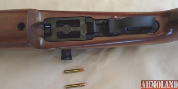 View of magazine for Magnum Research MagnumLite Rimfire Rifle