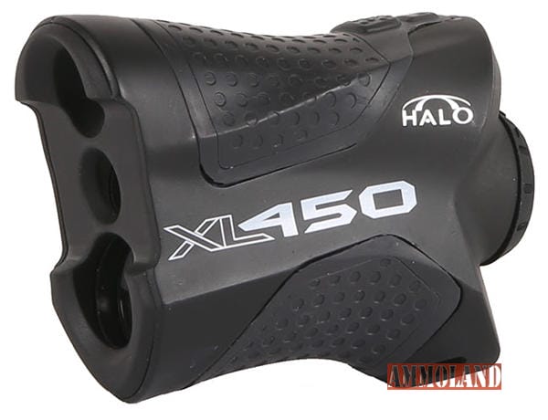 Halo’s amazing new XL450 Laser rangefinder offers 450-yard range, 6x magnification, +/- one-yard accuracy, and built-in Angle Intelligence Technology at a retail price below $100. Photo courtesy of www.halooptics.com 