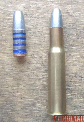 With reduced loads, cast bullets work best. 30-40 Krag shown.