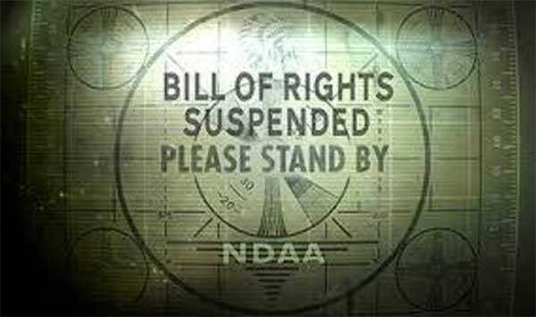 Bill Of Rights Suspended National Defense Authorization Act