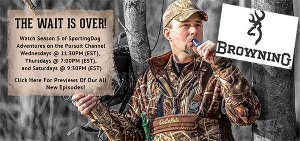 Browning Arms Joins on to 6th Season of Cabela’s SportingDog Adventures