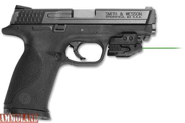 Crimson Trace green laser CMR-206 on S&W Shield