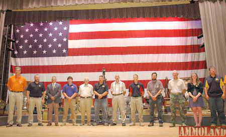 Distinguished Badge Presentations on Stage