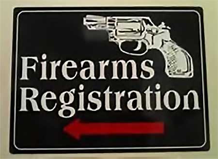 Firearms Gun Registration