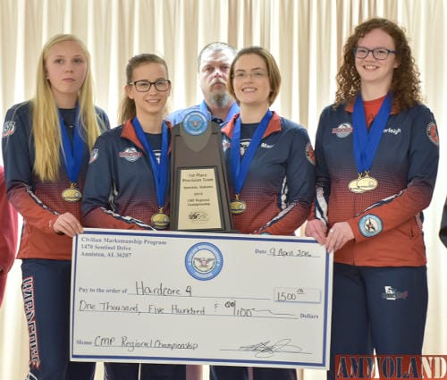 Hardcore 4 from Georgia also had a record-setting appearance at the Regional event – adding a Junior Club and Overall National Record for a four-person precision 3x20 team score to the books. The team also led in the overall precision team competition.