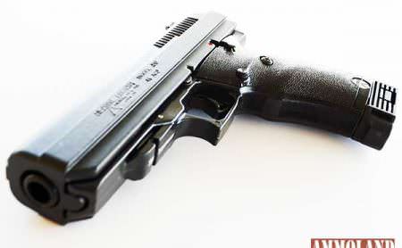 Hi Point JHP 45 ACP Handgun - Left Side Barrel View