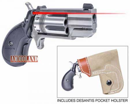 NAA PUG 22MAG Ported 1” Laser Revolver