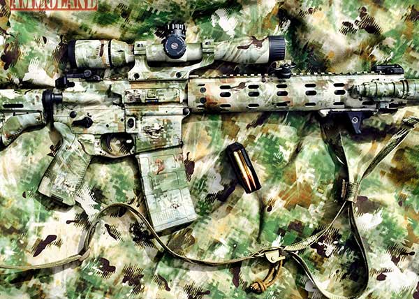 Gap Camo Stencils, Rifle