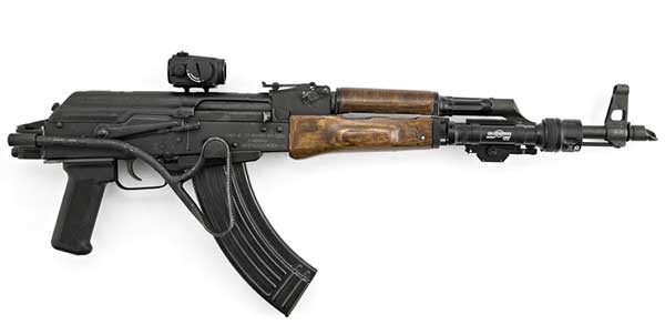 RS AK-300 Action Shots : With a suitable optic mounted, such as an Aimpoint, the AK is capable of perfectly acceptable accuracy, with head shots out to 50-75 yards.